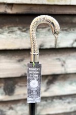 Silver Swan Handle Black