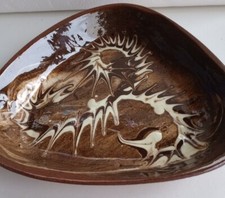 Vtg Plate MCM Studio Pottery