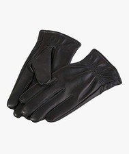 Men Leather Gloves Touch Screen Non Slip Grip PU Leather Driving Gloves One Size