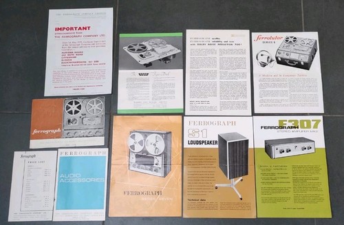 Ferrograph brochures - hi,