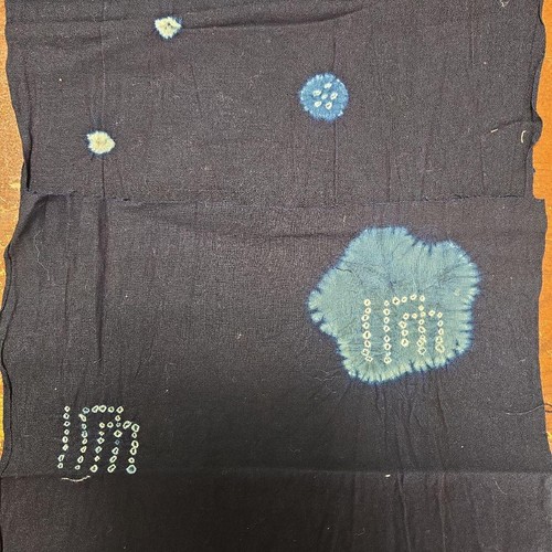 Antique cotton shibori - antique, fabric