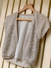 Girls M&S Autograph sequined bolero cardigan 9-10y