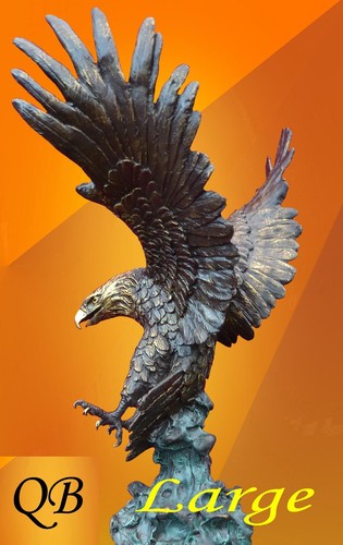 Bronze eagle figurine - eagle,