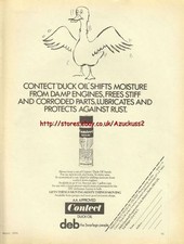 Contect "Duck Oil" Motor 1974 Magazine Advert #760