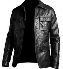 Blazer Coat Biker Black