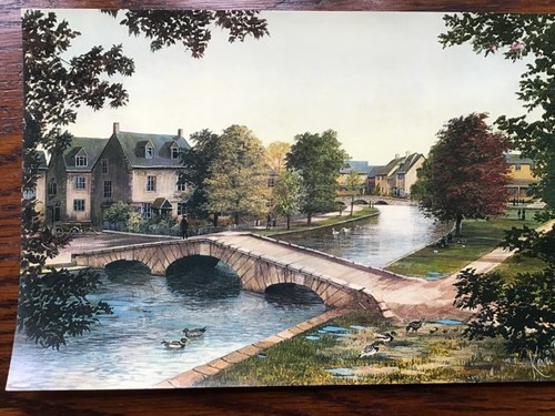 Bourton the water - water, 12”