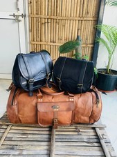 Genuine Goat Leather Messenger