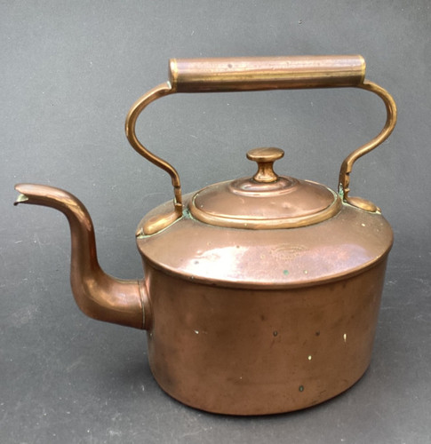 Large vintage copper - vintage, tea