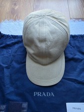 Prada Worn Bull Denim Baseball