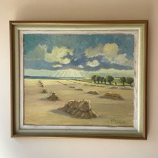 Vintage swedish original - vintage, oil
