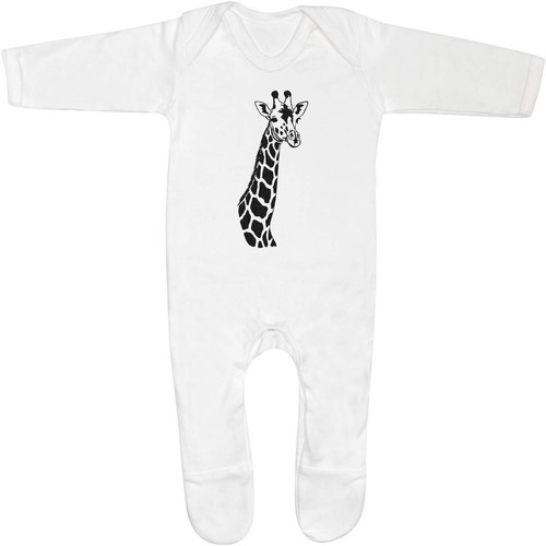 Giraffe head baby sleepsuit - head',