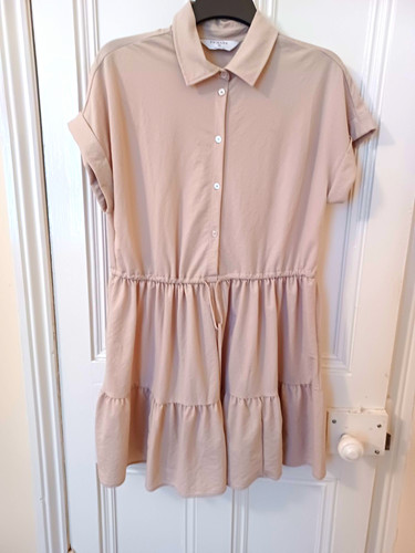 Primark ladies beige collared - ladies,
