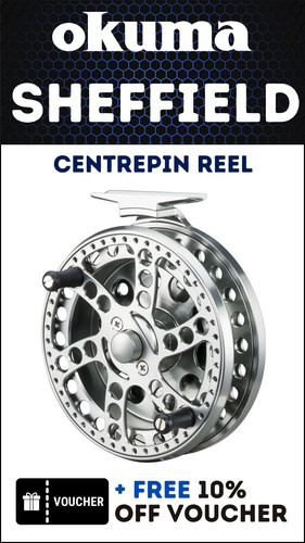 Okuma sheffield centrepin reel - sheffield,