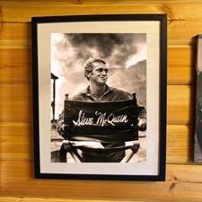Steve McQueen Sepia Print (framed or Unframed)
