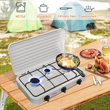 Portable Gas Stove 3-Burner