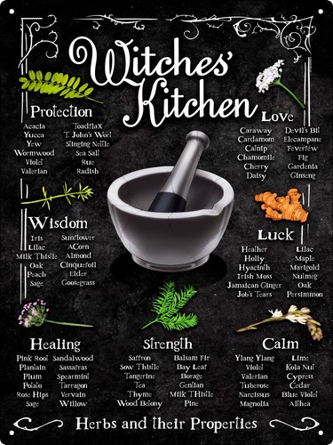 Witches kitchen large tin - large,