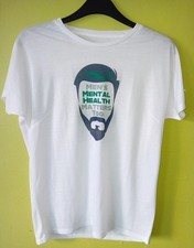Mens Mental Health Matters Too Sublimation Printed T Shirt Size Small