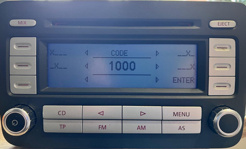 Volkswagen rcd car radio - volkswagen,
