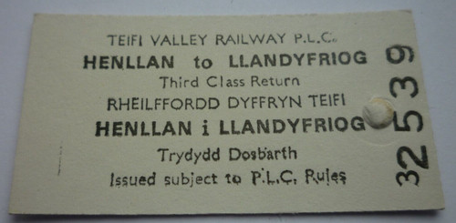Teifi valley railway henllan - valley,