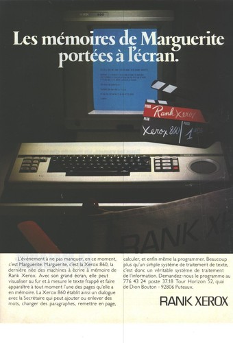 Advertising 1981 rank xerox - 1981,