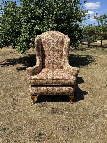 Antique edwardian wingback - edwardian,