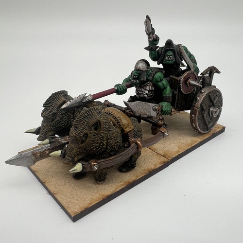 Orc boar chariot painted - chariot,