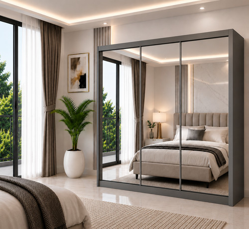 Mirror sliding wardrobe for - mirror,