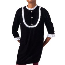 Zara Contrast Black Velvet