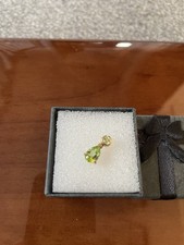 9k Peridot & Chrysoberyl Gold Pendant