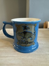 Vintage Carlton Ware Large Mug Tankard The Wild Boar  Made in England Blue
