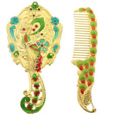  1 Set Vintage Mirror Comb