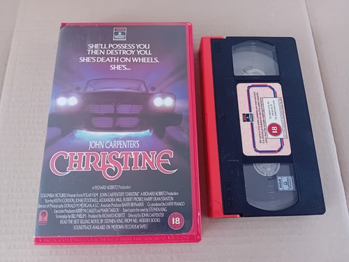 Christine vhs rental - christine,