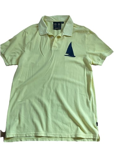 Musto yellow large yacht logo - musto,