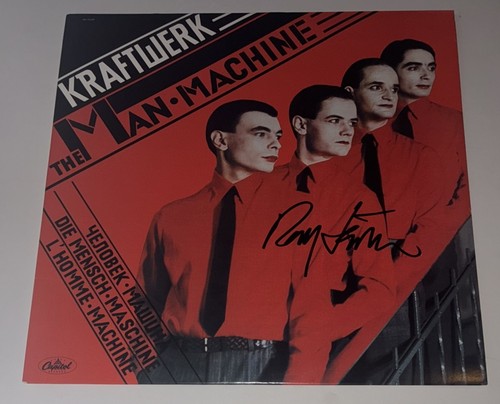 Signed ralf hutter - hutter, kraftwerk
