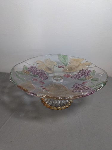 Vintage sofa glass fruit bowl - vintage,
