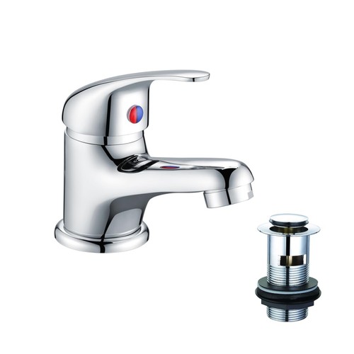 Chrome basin sink monobloc - |,