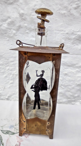 Vintage decanter glass liquor - decanter,