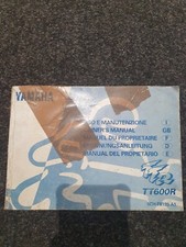 Genuine Owner's Manual 5CH-F8199-A1 Yamaha TT600R 1997