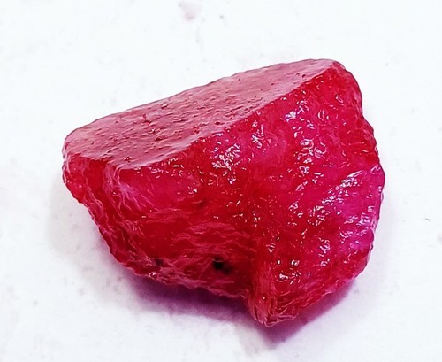 Natural red beryl - red, (bixbite)