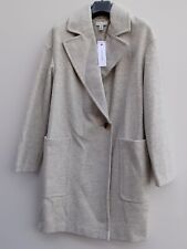 Topshop Light Grey Winter Pocket Coat Size UK 10 Bnwt