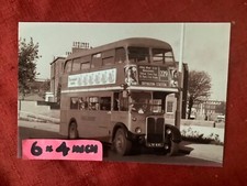 LONDON BUS PHOTO B/W. RT3411