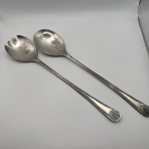 Vintage silver plate spoon set - vintage,