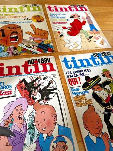 Vintage tintin magazine - vintage, comics