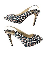 Nine West Peep Toe Sling Back