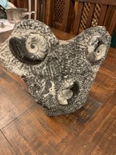 Goniatite Polished Fossils Sculpture  210mm x 210mm. Freestanding