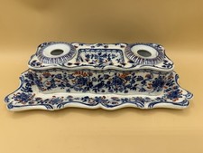 Antique Blue Orange Double