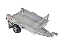 Britains Logic CT700 Trailer 1:32 Scale Diecast Farm Model Silver Color Unboxed.