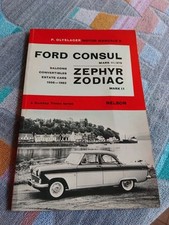 Ford Consul Zephyr Zodiac Mk2 Olyslager Owners Workshop Manual Handbook Mark 2