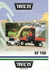 Trilo SF 150 Vacuum Unit + Price List Leaflet / Brochure 3720F