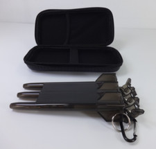 Darts Case Set Up Black Carbon